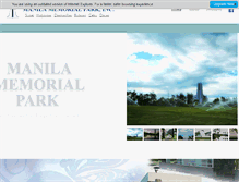 Tablet Screenshot of manilamemorial.com